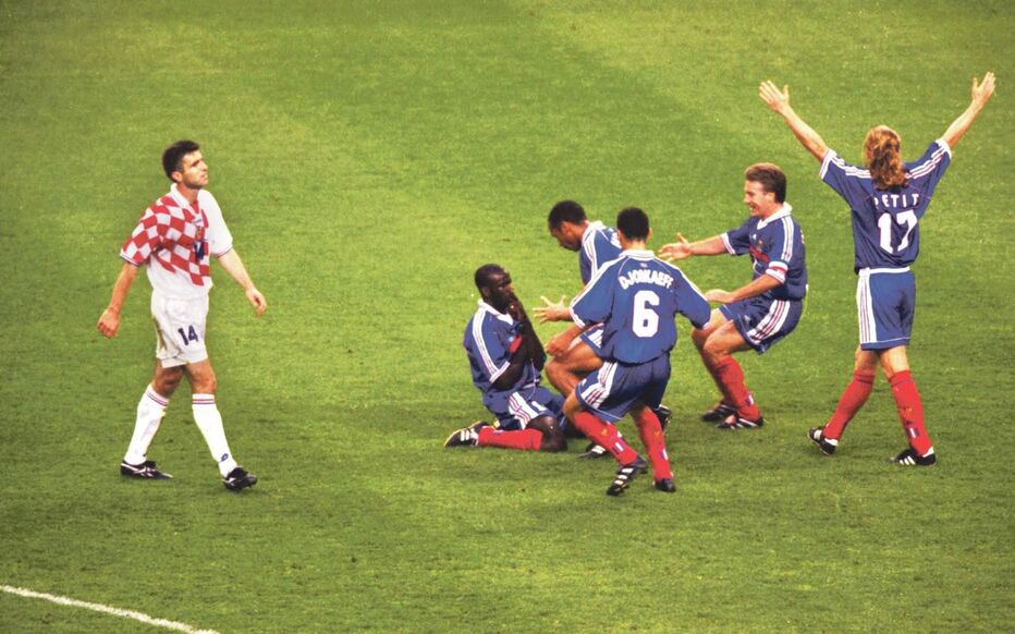 Lilian Thuram marque face à la Croatie