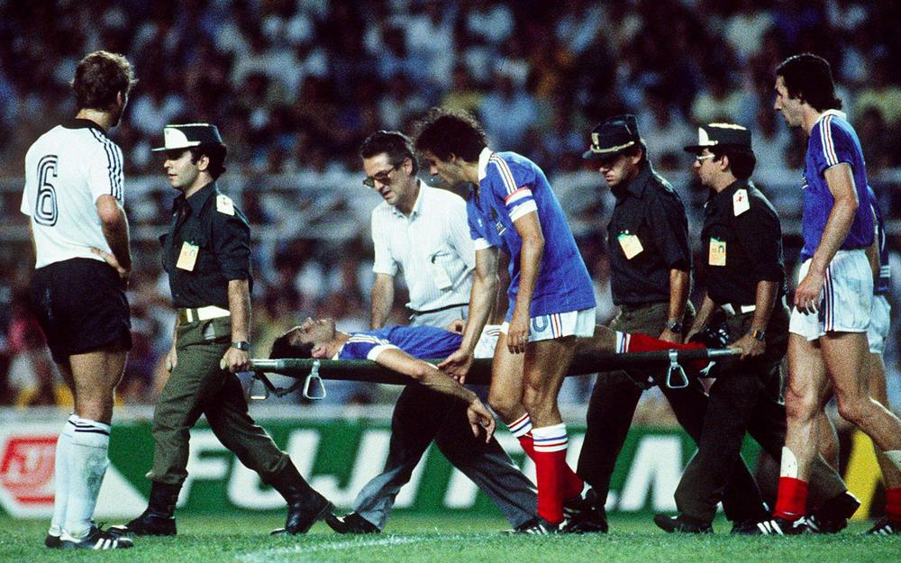Sortie sur blessure 1984