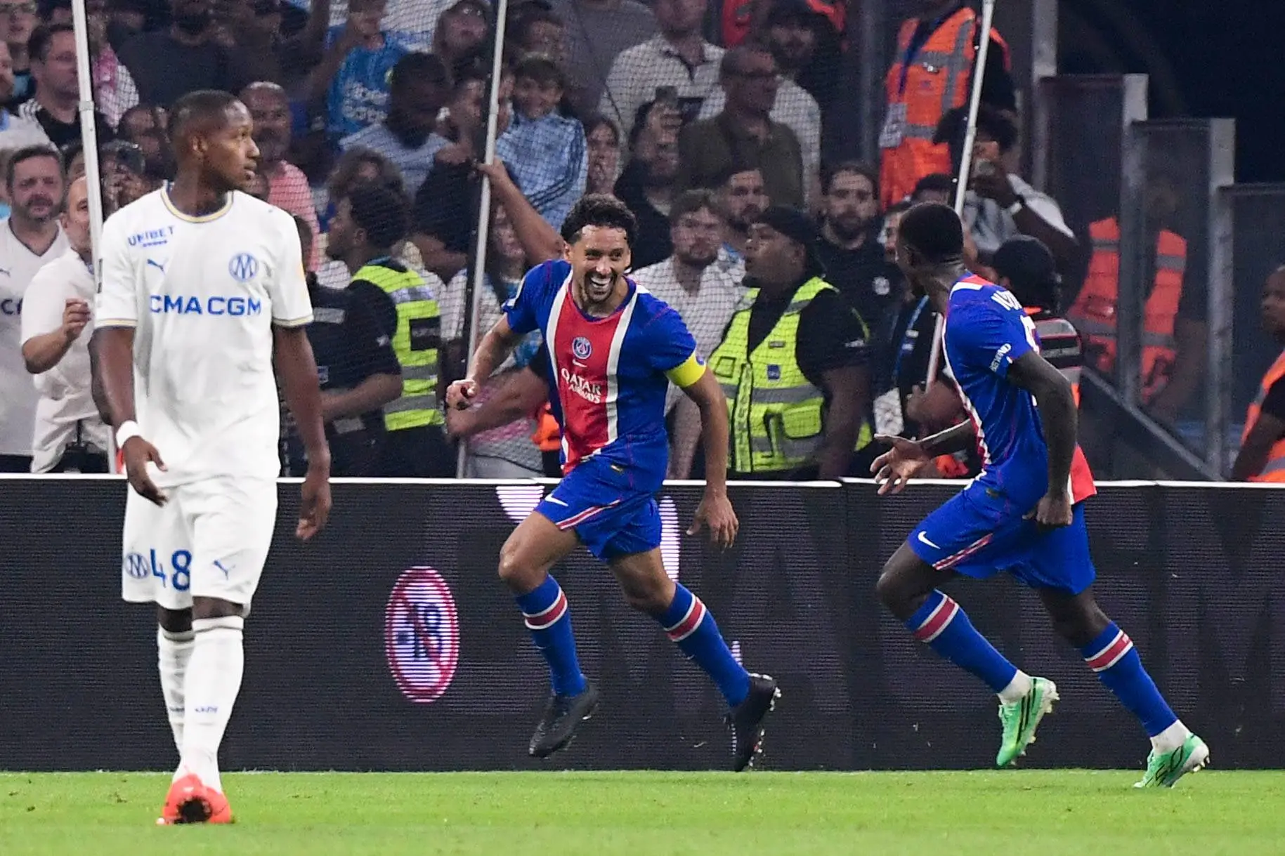 Marquinhos inscrit le but de la victoire face à L'OM